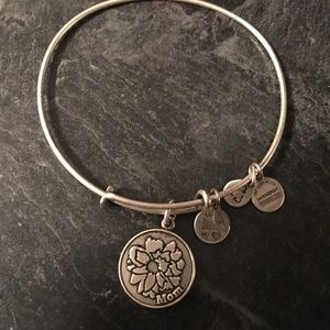Silver “Mom” Alex and Ani bracelet
